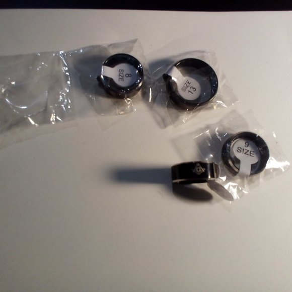 Freemason rings set - Picture 1 of 3